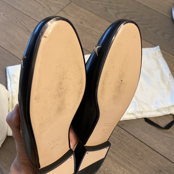 Gucci Princetown black mules with gold bees and stars - Picture 8 of 9